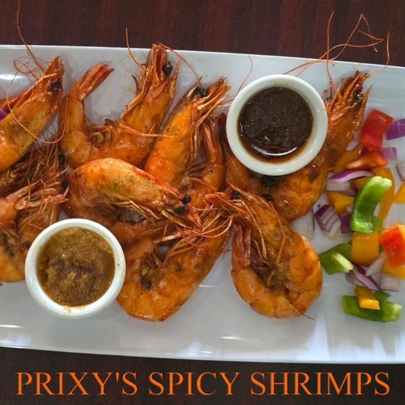 Prixy's Spicy Shrimps.